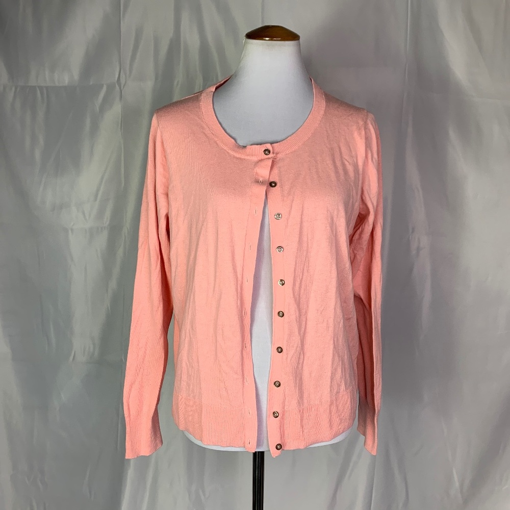 Old navy peach cardigan  sweater xl